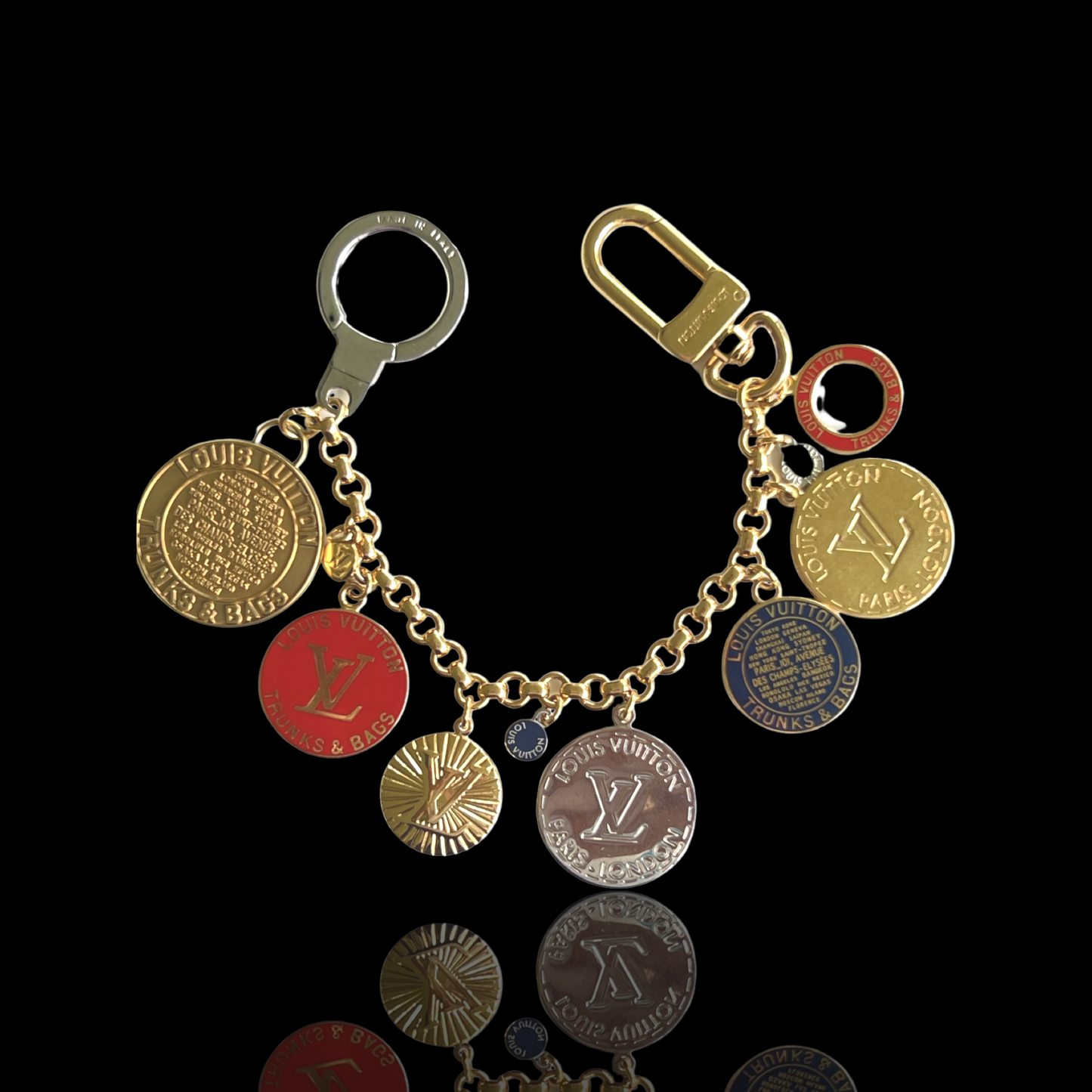 Repurposed LV Very Rare Gold Sunburst Necklace