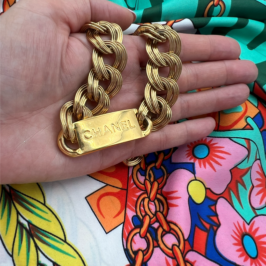 Repurposed CC Vintage Charm Necklace