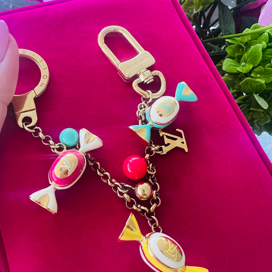Repurposed LV Candy Charm