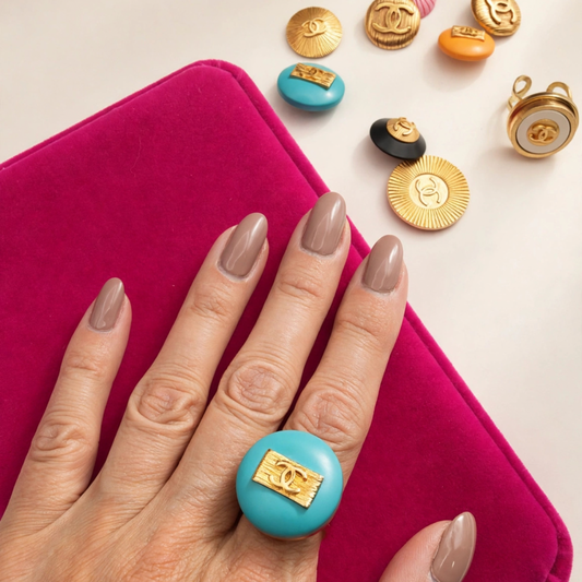 Repurposed Large CC blue ring
